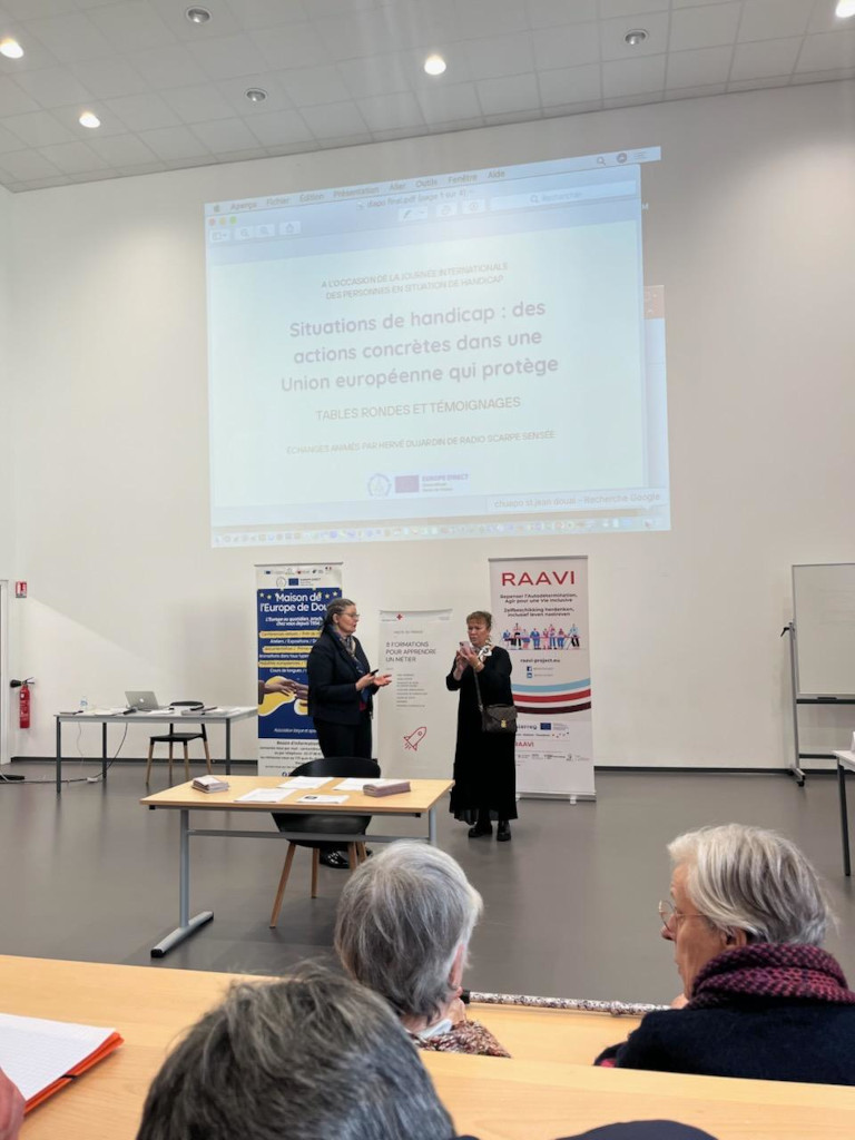 Participation de Douai Collectif ! à la table ronde handicap organisée par la Maison de l’Europe